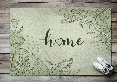 Tapete de entrada Motivo floral