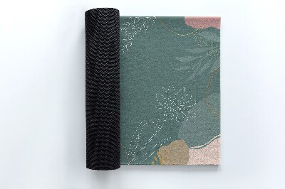 Tapete de entrada Tapete de flores silvestres