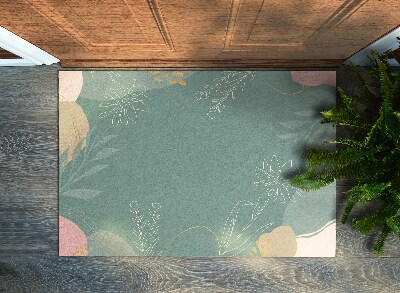 Tapete de entrada Tapete de flores silvestres