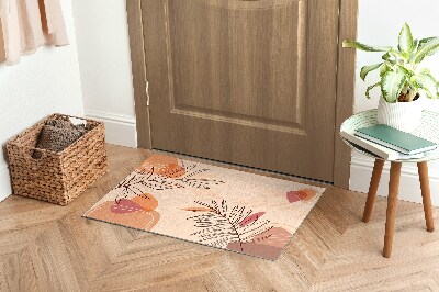 Tapete capacho Folhas Geométricas