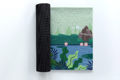 Tapete de entrada Sapo