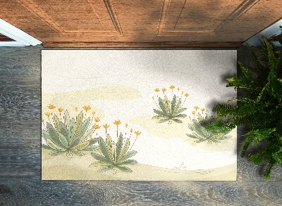 Tapete de entrada Plantas Flores