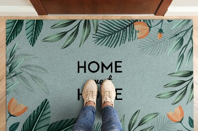 Tapete de entrada Padrão de planta