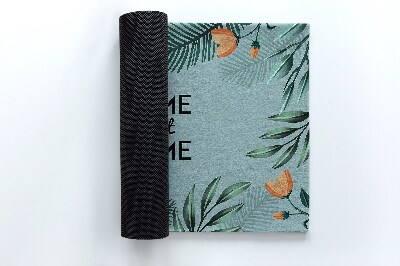 Tapete de entrada Padrão de planta