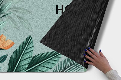 Tapete de entrada Padrão de planta