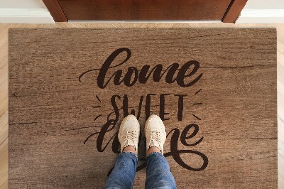 Tapete de entrada Placa de madeira