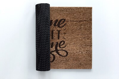 Tapete de entrada Placa de madeira