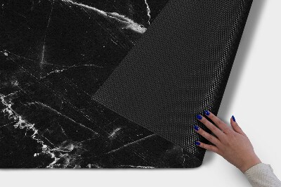 Tapete de entrada Mármore Preto