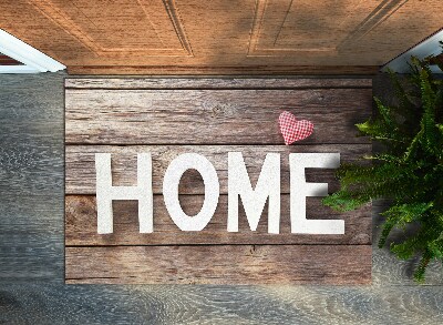 Tapete capacho Madeira para casa