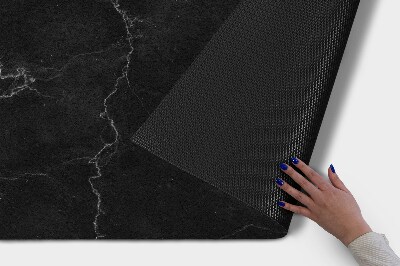 Tapete de entrada Mármore Preto