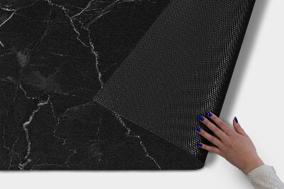 Tapete capacho Mármore Preto