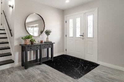 Tapete de entrada Mármore Preto