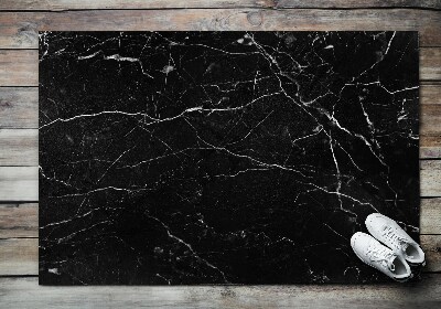 Tapete de entrada Mármore Preto