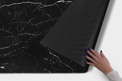 Tapete de entrada Mármore Preto