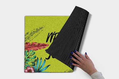 Tapete de entrada Bem-vindo à selva