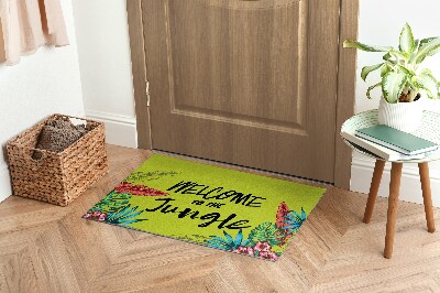 Tapete de entrada Bem-vindo à selva