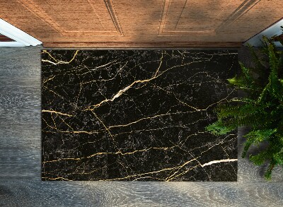 Tapete capacho Mármore preto