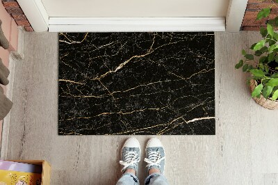 Tapete capacho Mármore preto