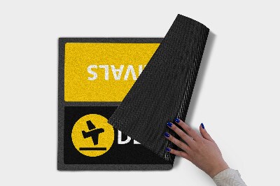 Tapete capacho Chegadas Partidas