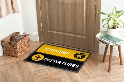 Tapete capacho Chegadas Partidas