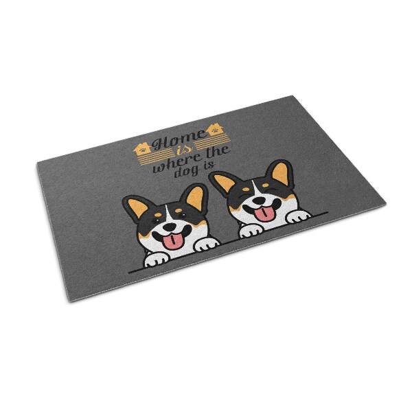 Tapete capacho Olá, cachorrinhos