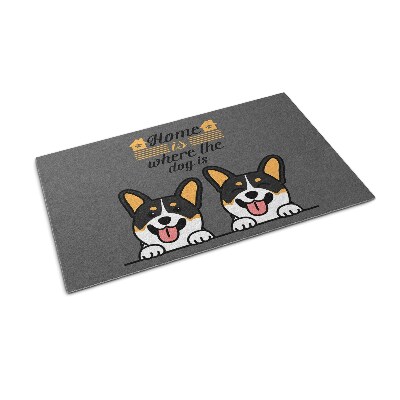 Tapete capacho Olá, cachorrinhos