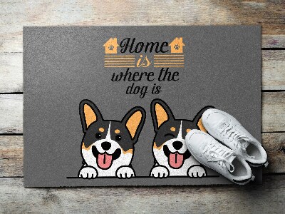 Tapete capacho Olá, cachorrinhos