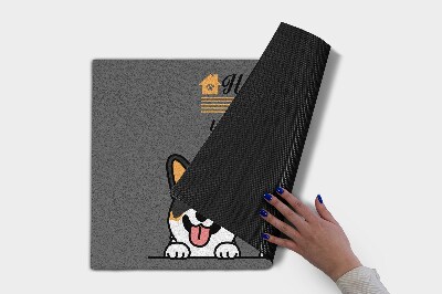 Tapete capacho Olá, cachorrinhos