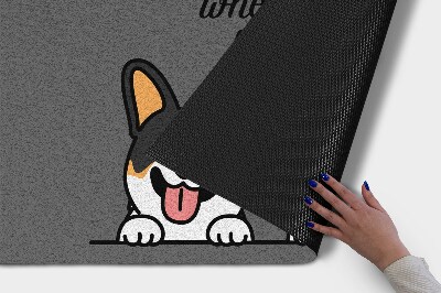 Tapete capacho Olá, cachorrinhos