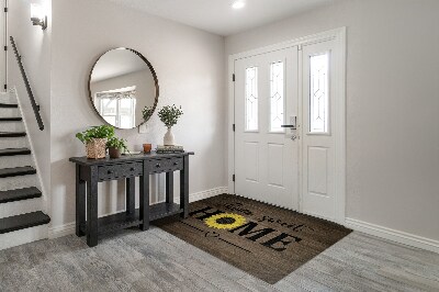 Tapete capacho Madeira de Girassol