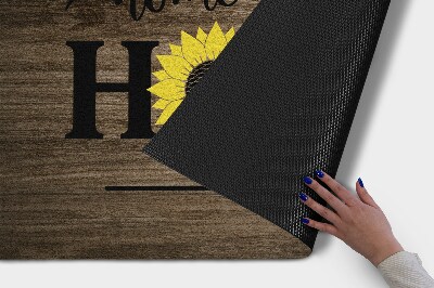 Tapete capacho Madeira de Girassol