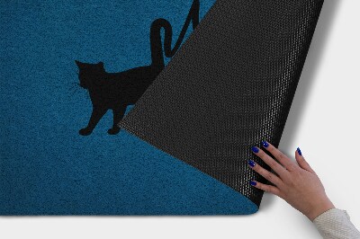 Tapete capacho Bem-vindo, o gato