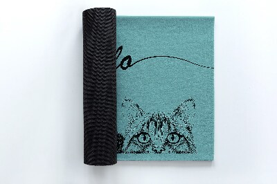 Tapete de entrada Olá Cachorro Gato