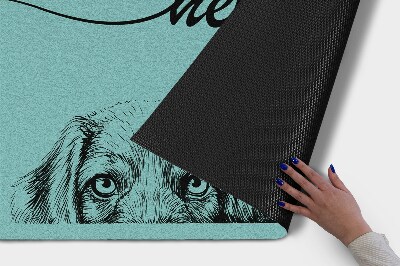 Tapete de entrada Olá Cachorro Gato