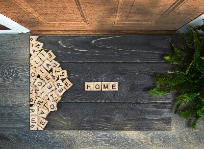 Tapete capacho Casa de Madeira