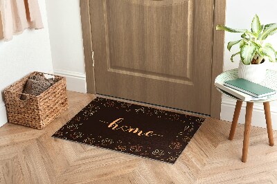 Tapete de entrada Patas de cachorro em casa