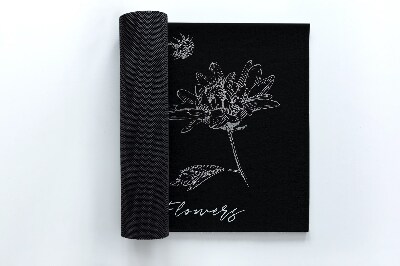 Tapete de entrada Flor de camomila