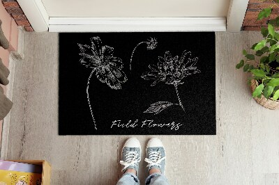 Tapete de entrada Flor de camomila