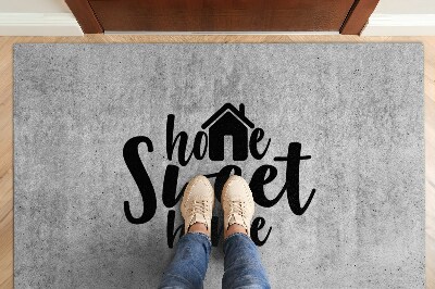 Tapete de entrada Concreto Doce Lar