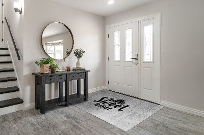 Tapete de entrada Concreto Doce Lar