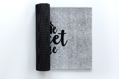 Tapete de entrada Concreto Doce Lar