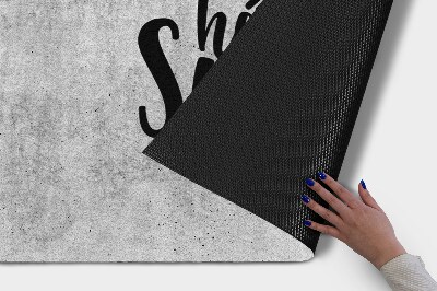 Tapete de entrada Concreto Doce Lar