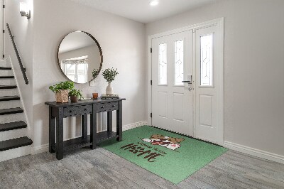 Tapete capacho Bem-vindo ao lar, cão