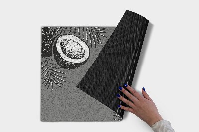 Tapete de entrada Bem-vindo ao Lar Tropical