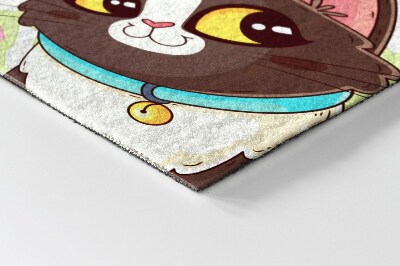 Tapete capacho A inscrição Gatos