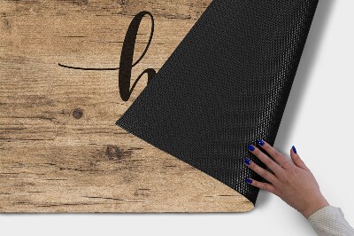 Tapete capacho Casa de Madeira