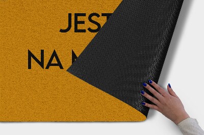 Tapete de entrada Você está aqui