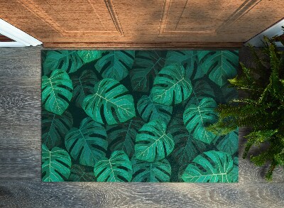 Tapete capacho Folhas de Monstera