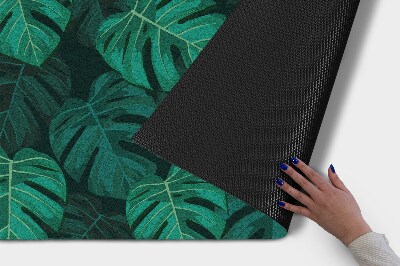 Tapete capacho Folhas de Monstera