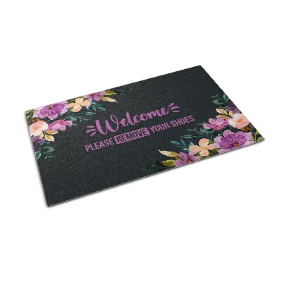 Tapete capacho Tire os sapatos